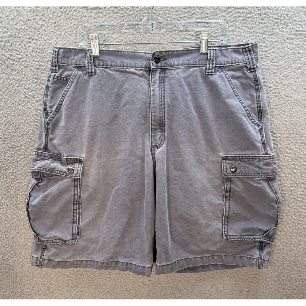 Carhartt Shorts Mens 40‎ Gray Duck Canvas Rugged Cargo Workwear Chore Grunge